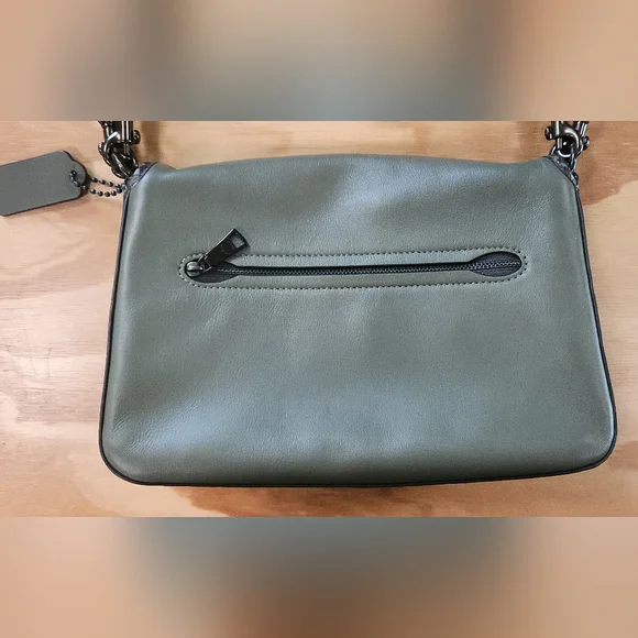 Coach Soft Tabby With Snakeskin Detail